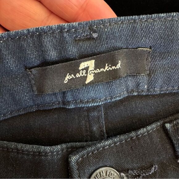 7 For All Man Kind Skinny Side Stripe Zip Pockets Jeans Size 26 - Picture 7 of 8